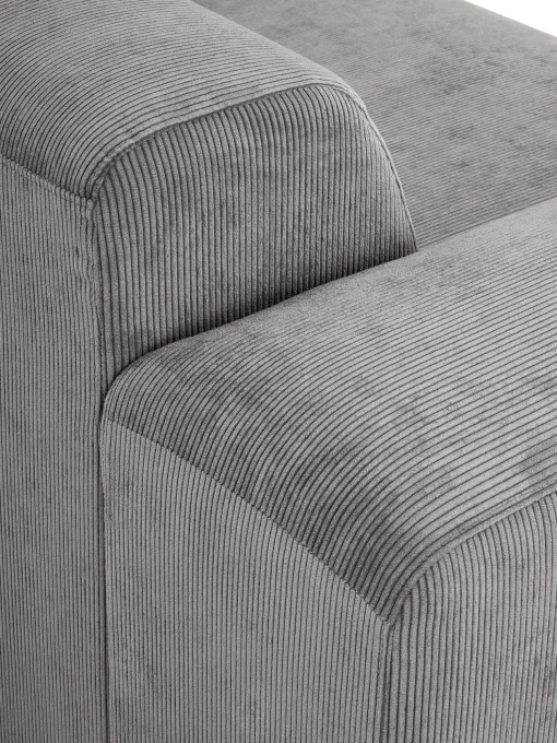 Sofa Rinconera De Pana Melva (4 Plazas)