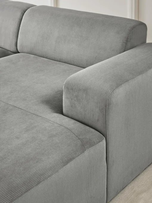 Sofa Rinconera De Pana Melva (4 Plazas)