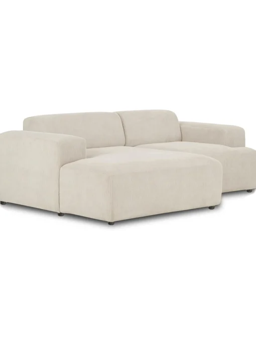 Sofa Rinconera De Pana Melva (3 Plazas)