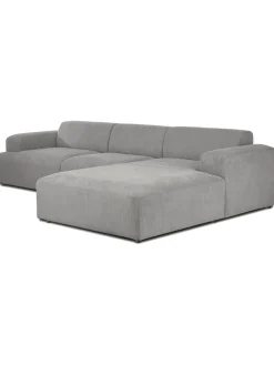 Sofa Rinconera De Pana Melva (4 Plazas)