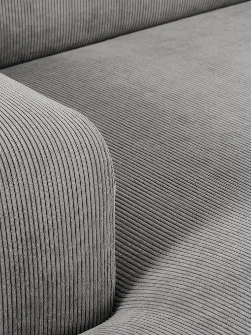 Sofa Rinconera De Pana Melva (3 Plazas)