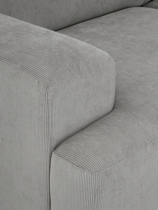 Sofa Rinconera De Pana Melva (4 Plazas)