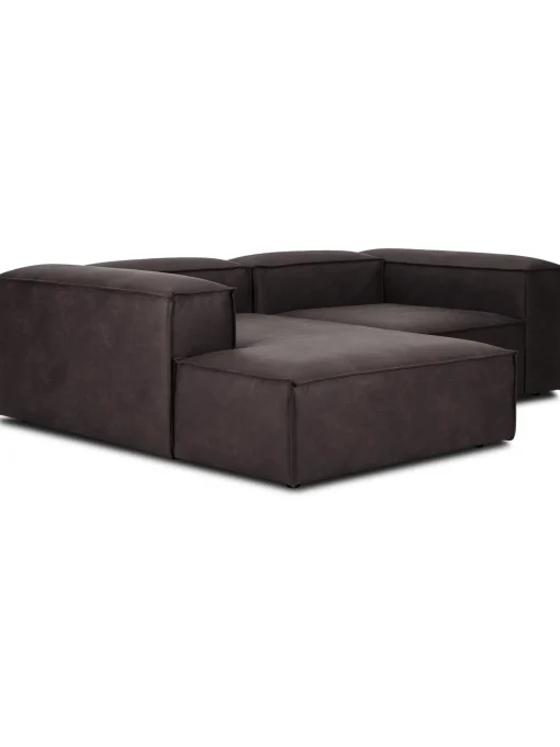 Sofa Rinconera Modular De Cuero Reciclado Lennon