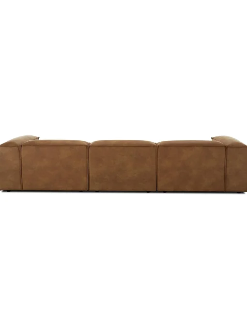 Sofa Rinconera Modular De Cuero Lennon (4 Plazas)