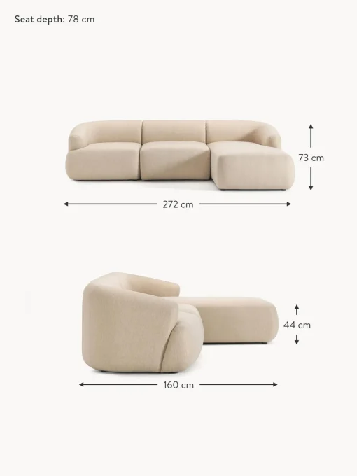 Sofa Rinconera Modular Sofia (3 Plazas)