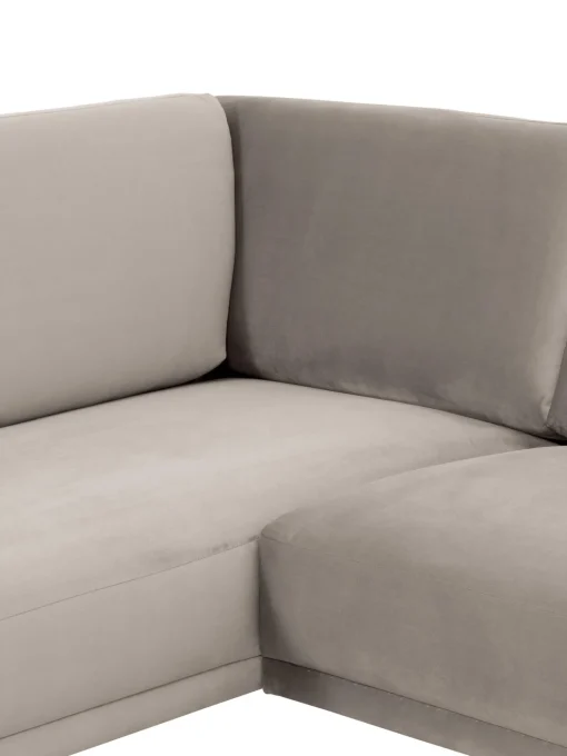 Sofa Rinconero De Terciopelo Fluente