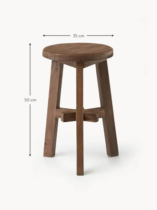 Taburete De Madera De Acacia Dingklik