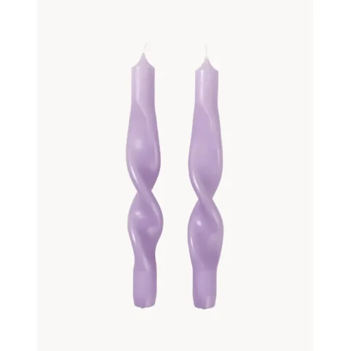 Velas Conicas Twist, 2Uds.