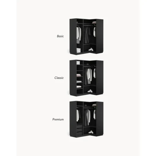 Armario Esquinero Modular Leon, 2 Puertas (115 Cm), Diferentes Variantes