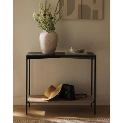 Consola De Madera De Mango Maciza June