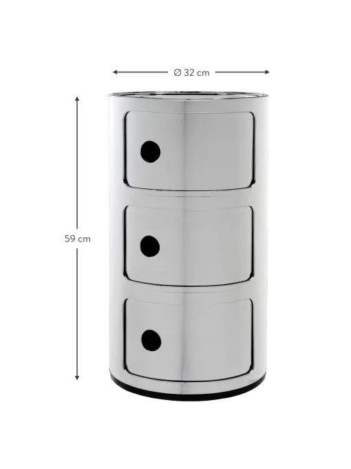 Mesa Auxiliar De Diseno Componibili, 3 Modulos