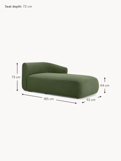 Modulo Divan En Tejido Boucle Sofa Sofia