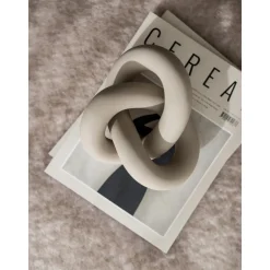 Pieza Decorativa De Ceramica Knot