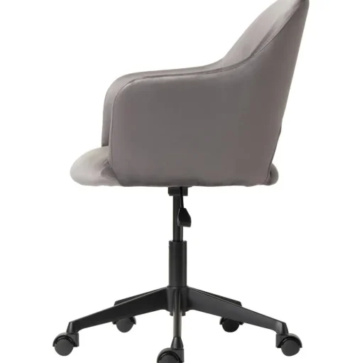 Silla De Oficina Con Reposabrazos De Terciopelo Rachel, Altura Regulable