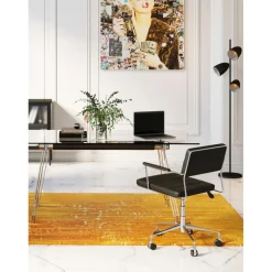 Silla De Oficina De Cuero Sintetico Dottore