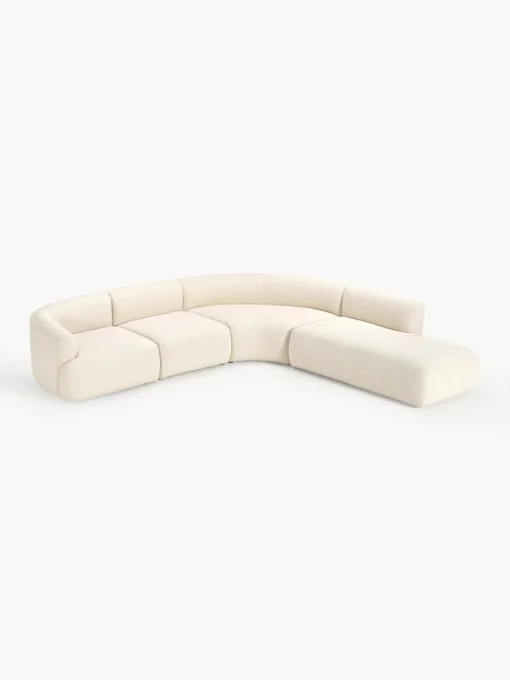 Sofa Rinconera Modular En Tejido Boucle Sofia (4 Plazas)
