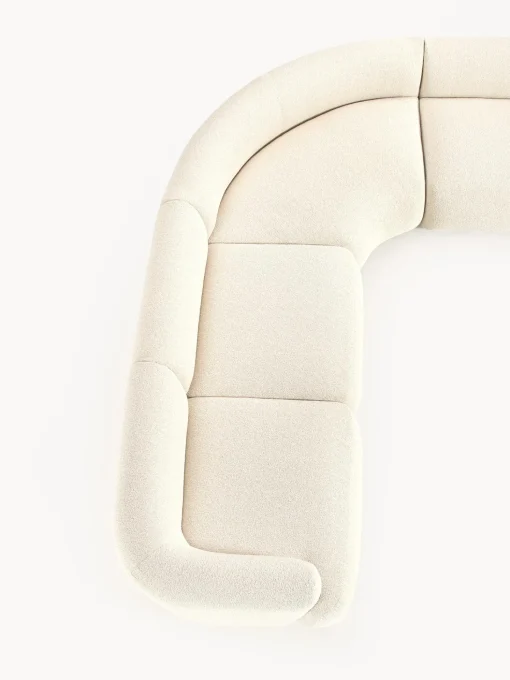 Sofa Rinconera Modular En Tejido Boucle Sofia (4 Plazas)